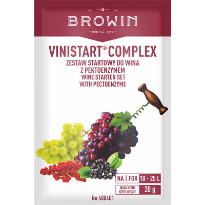 Винні дріжджі Browin Vinistart Complex, 20г