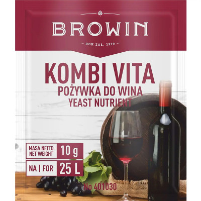 Поживна речовина для винних дріжджів Browin Kombi Vita, 10г