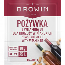 Поживна речовина для винних дріжджів Browin з вітаміном В1, 10г