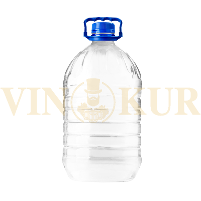 Бутель для води ПЕТ: 6 л, (комплект з кришкою і ручкою)