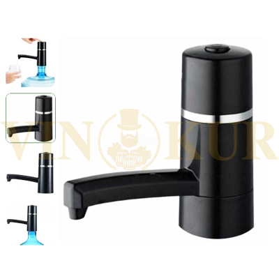 ViO E4 black, Помпа для бутильованої води електрична, чорна, USB помпа