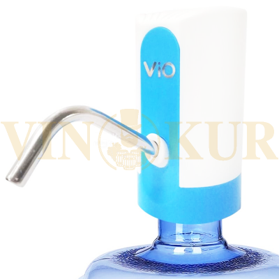 ViO E9 blue, Електропомпа для води з зарядкою, біла з блакитним