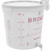 Ємність для бродіння (ферментер) BROWIN з кришкою і краном 30 л