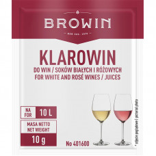 Klarowin BROWIN oсвітлювач для білих та рожевих вин, 10 г