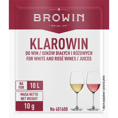Klarowin BROWIN oсвітлювач для білих та рожевих вин, 10 г