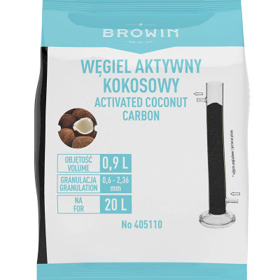 Кокосове активоване вугілля BROWIN Activsorb 109, 460г Кокосове активоване вугілля BROWIN Activsorb 109, 460г