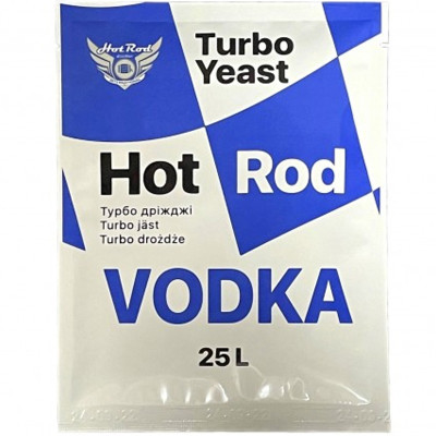 Турбо дріжджі Hot Rod Vodka на 25 л, 66г Турбо дріжджі Hot Rod Vodka на 25 л, 66г