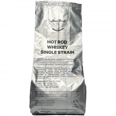 Зернові дріжджі Hot Rod Whiskey Single Strain, 1 кг Зернові дріжджі Hot Rod Whiskey Single Strain, 1 кг