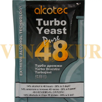 Турбо дріжджі Alcotec 48 Turbo Yeast Pure, 135г Турбо дріжджі Alcotec 48 Turbo Yeast Pure, 135г
