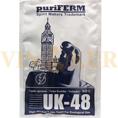 Турбо дріжджі Puriferm UK-48, 128г
