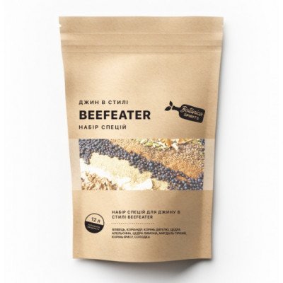 Джин в стилі "Beefeater" Набір спецій для міцного напою (12 л) Джин в стилі "Beefeater" Набір спецій для міцного напою (12 л)