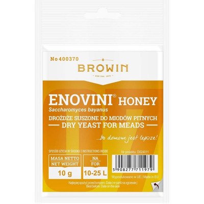 Дріжджі Browin Enovini Honey сухі для медовухи, 10г Дріжджі Browin Enovini Honey сухі для медовухи, 10г