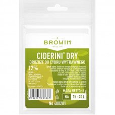 Дріжджі Browin Ciderini Dry для сидру, 5г