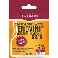 Винні дріжджі Browin Enovini RK30, що знижують кислотність, 20 мл