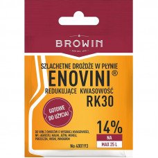 Винні дріжджі Browin Enovini RK30, що знижують кислотність, 20 мл