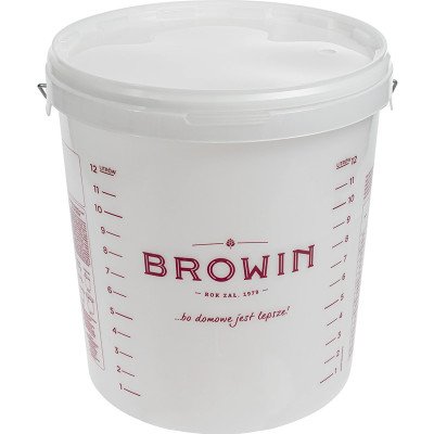 Ємність для бродіння (ферментер) з кришкою і шкалою 15 л, BROWIN