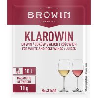 Klarowin BROWIN oсвітлювач для білих та рожевих вин, 10 г