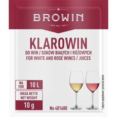 Klarowin BROWIN oсвітлювач для білих та рожевих вин, 10 г Klarowin BROWIN oсвітлювач для білих та рожевих вин, 10 г