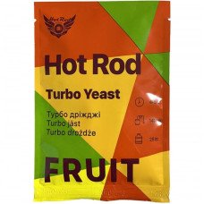 Спиртові турбо дріжджі Hot Rod Fruit на 25 л для фруктових браг, 60г