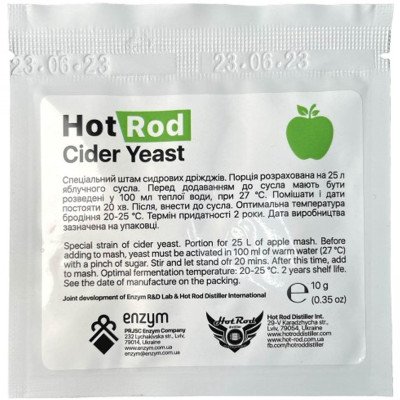 Винні дріжджі Hot Rod Cider, 10г Винні дріжджі Hot Rod Cider, 10г