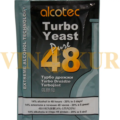 Турбо дріжджі Alcotec 48 Turbo Yeast Pure, 135г