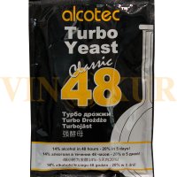 Дріжджі Alcotec 48 Turbo Classic, 130г Дріжджі Alcotec 48 Turbo Classic, 130г