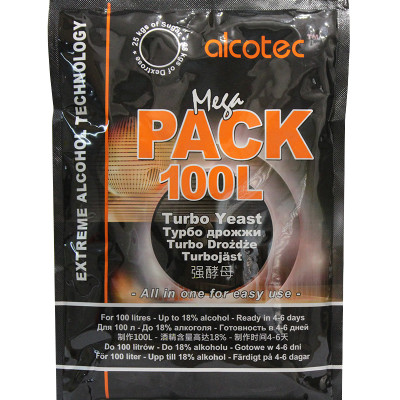 Дріжджі Alcotec Megapack, 360 г Дріжджі Alcotec Megapack, 360 г